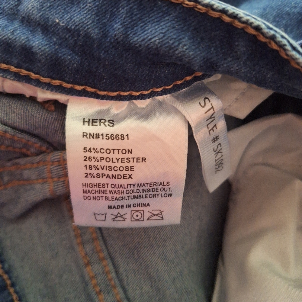 Hers| Women's Denim Skinny Jeans Size 3 - Picture 8 of 13